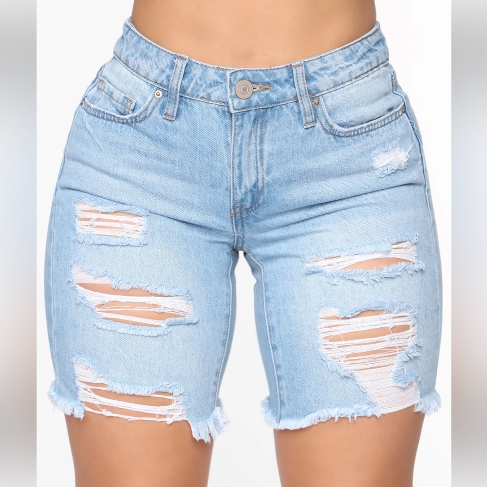 Denim Bermuda Shorts NWT